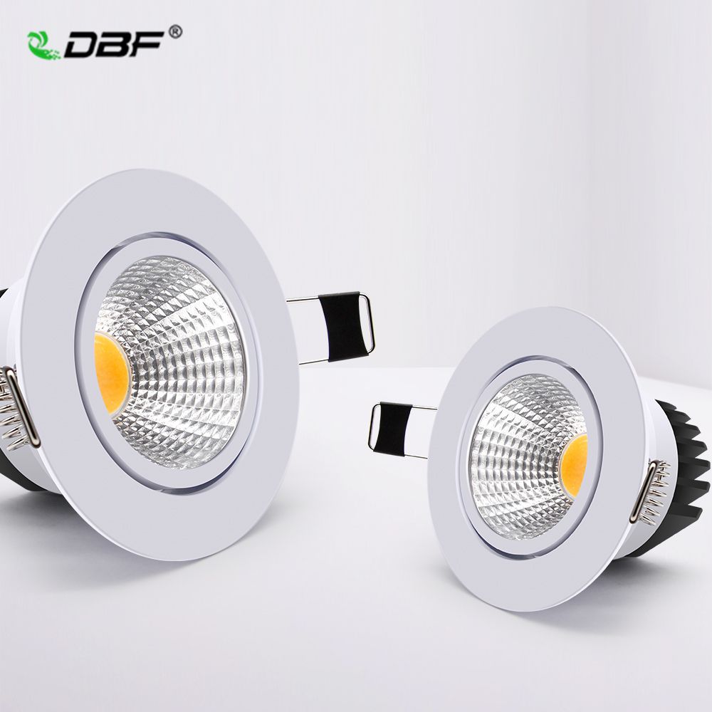 [DBF]Super Bright Recessed LED Dimmable Downlight COB 5W 7W
