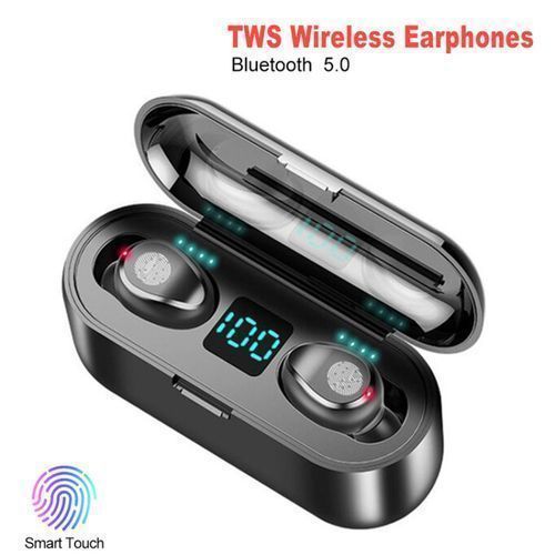 Wireless 5.0 Bluetooth Headset 8D Stereo Hear Pod