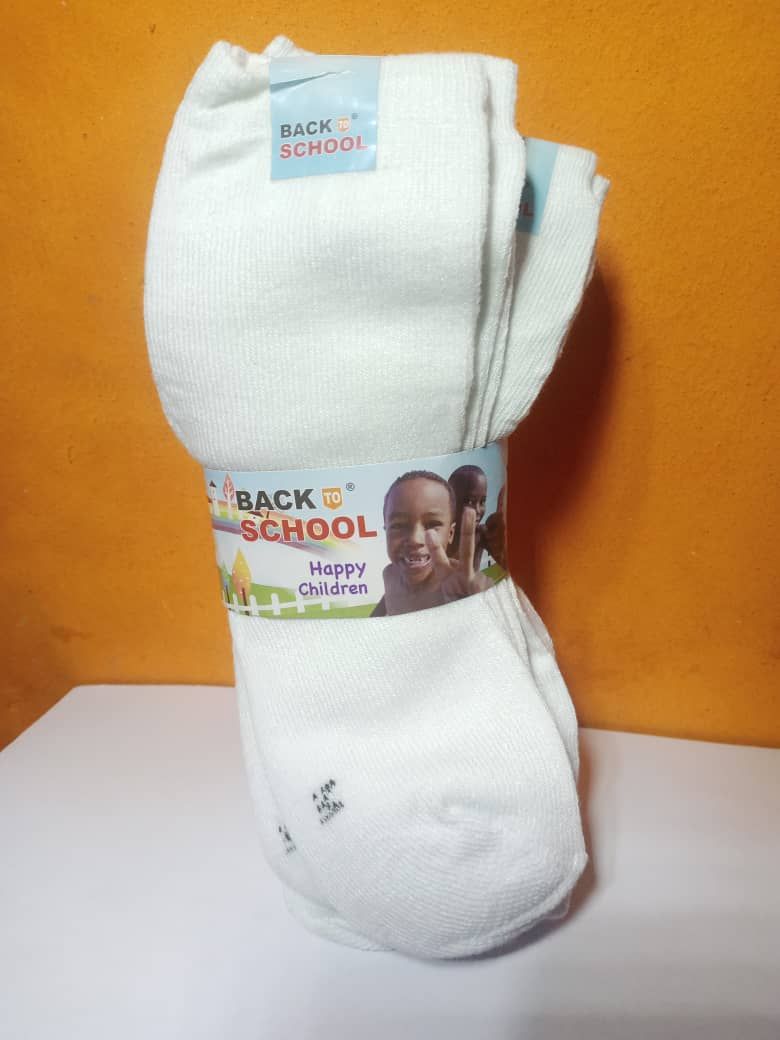 6Pair Happy Children Back To School Socks+1Free Handkerchief