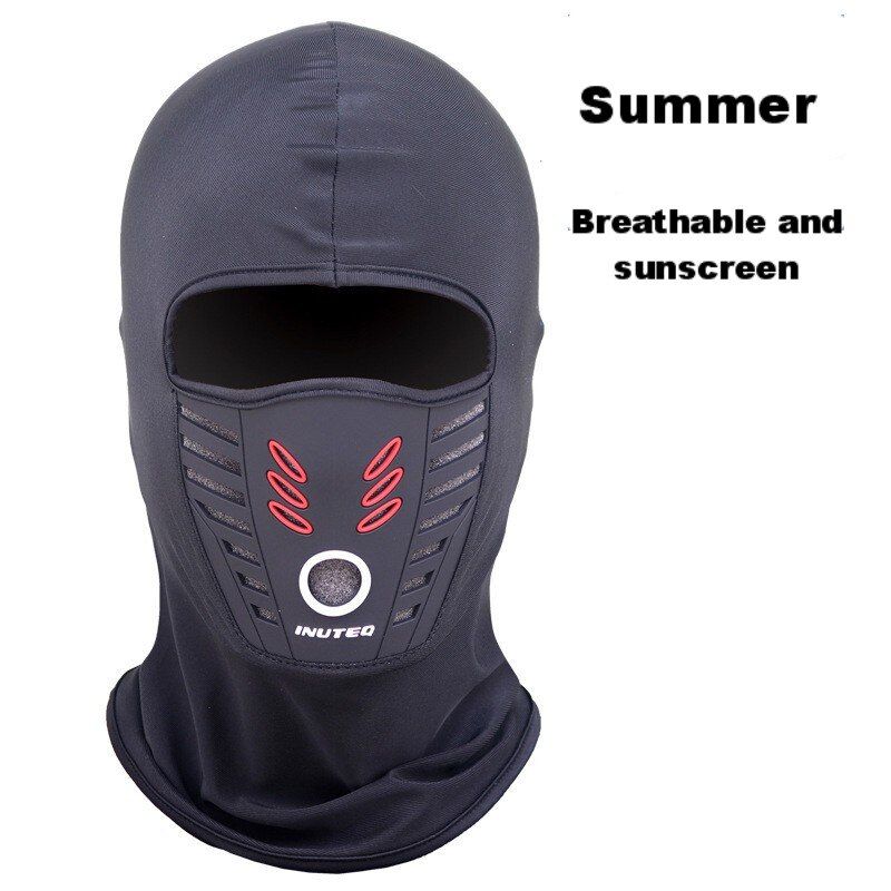 Cold Weather Windproof Thermal Fleece Neck Cap Warm Face Mask Balaclava Winter Waterproof FaceMask-Summer