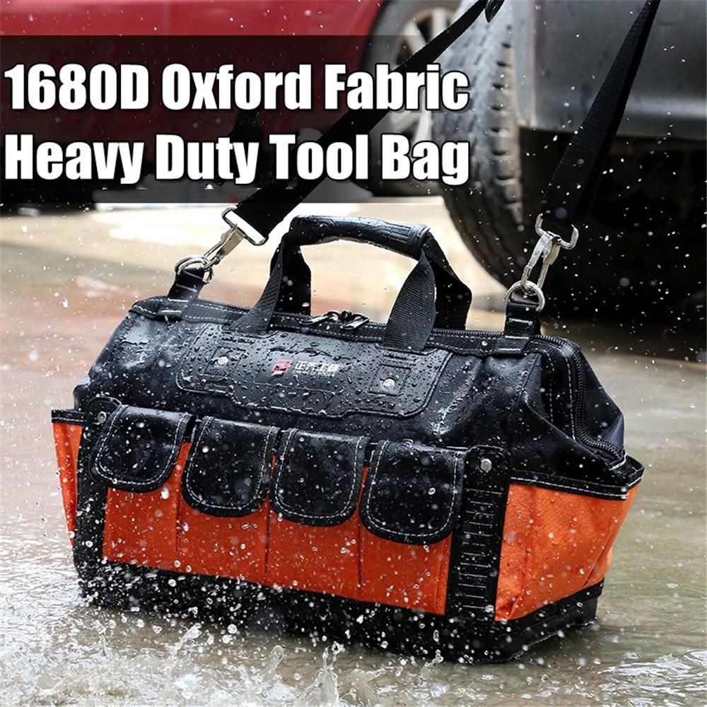 Bag Storage 18 Belt 15 Waterproof Oxford-cloth Tool 13 Toolbag Tool 20inch 16 Repair Thicking Electrician 17 1680D Work Bag
