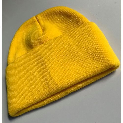 Skull Beanie Yellow Luxury Unisex Head Warmer