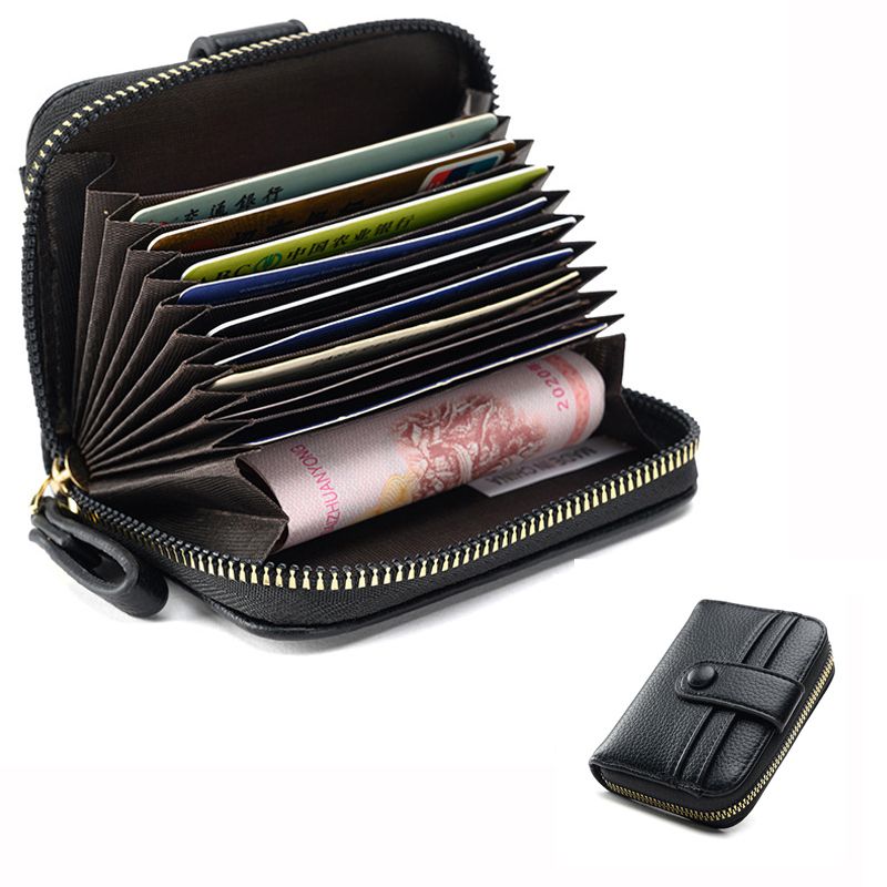 Women's Card Holder Small PU Leather Coin Short Wallet