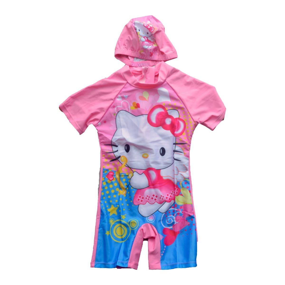 2 Pieces Swimming Suit  With Cap