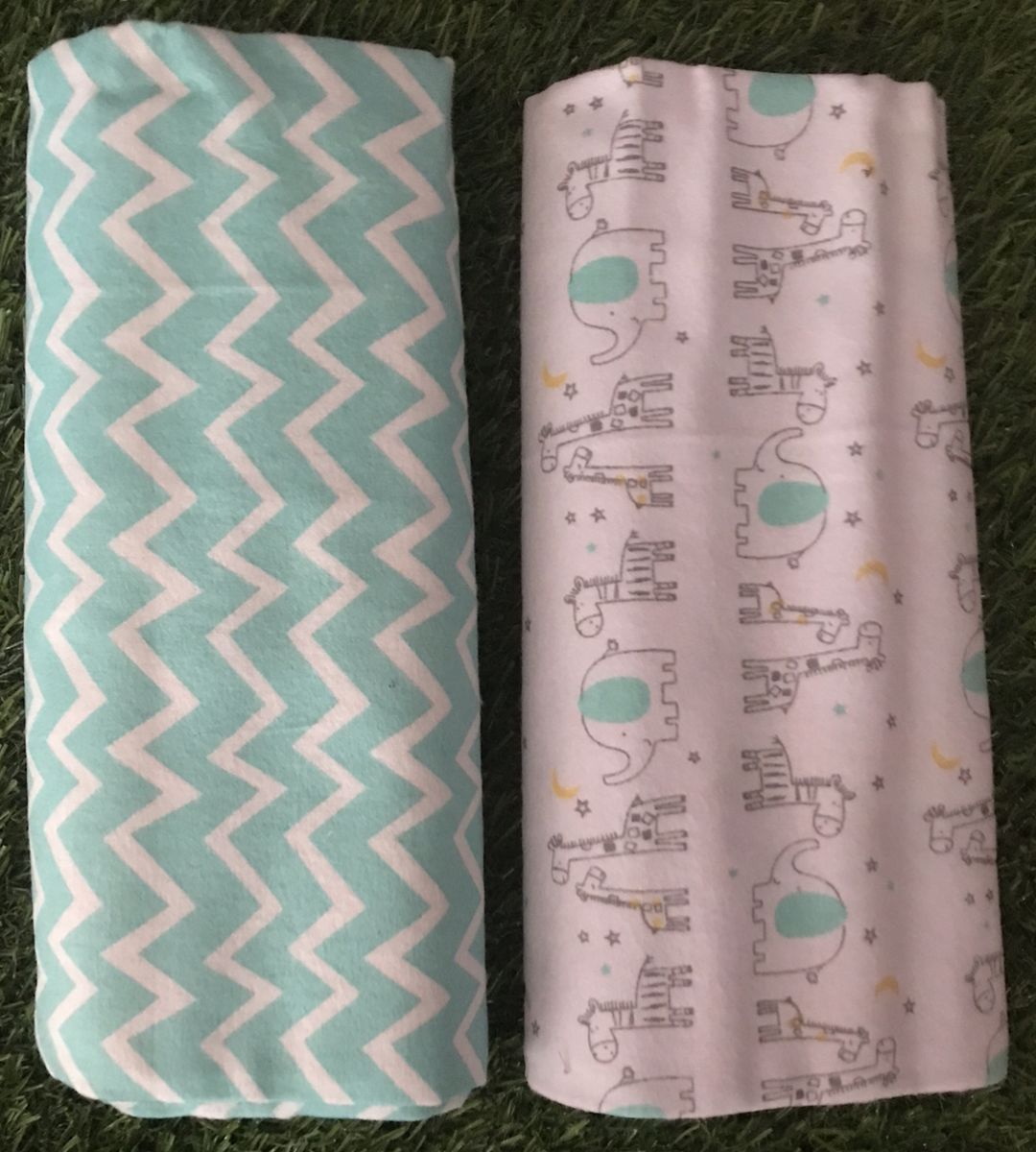 Big Baby Receiving Blankets Flannel-2pcs