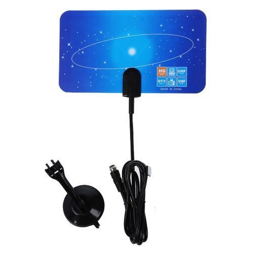 Digital Indoor TV Antenna HDTV DTV HD VHF UHF Flat Design