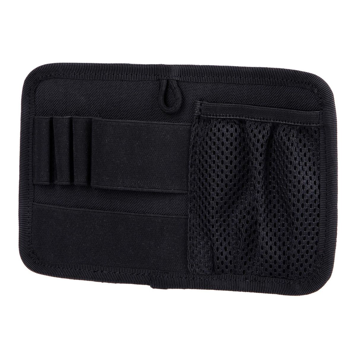 Backpack Sticky Board Organizer Expandable Tool Bag with Mesh Pouches Black