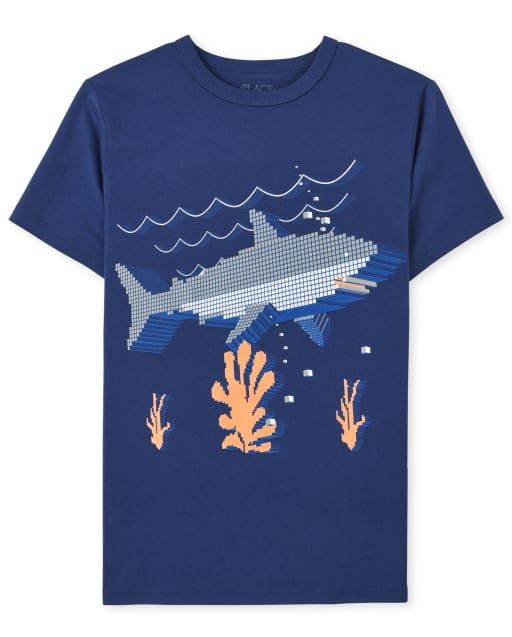 Boys Shark Graphic Tee