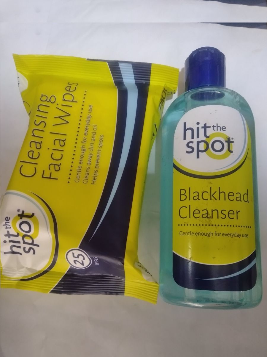 Hit The Spot Cleansing Facial Wipes (2Pks) &  Cleanser
