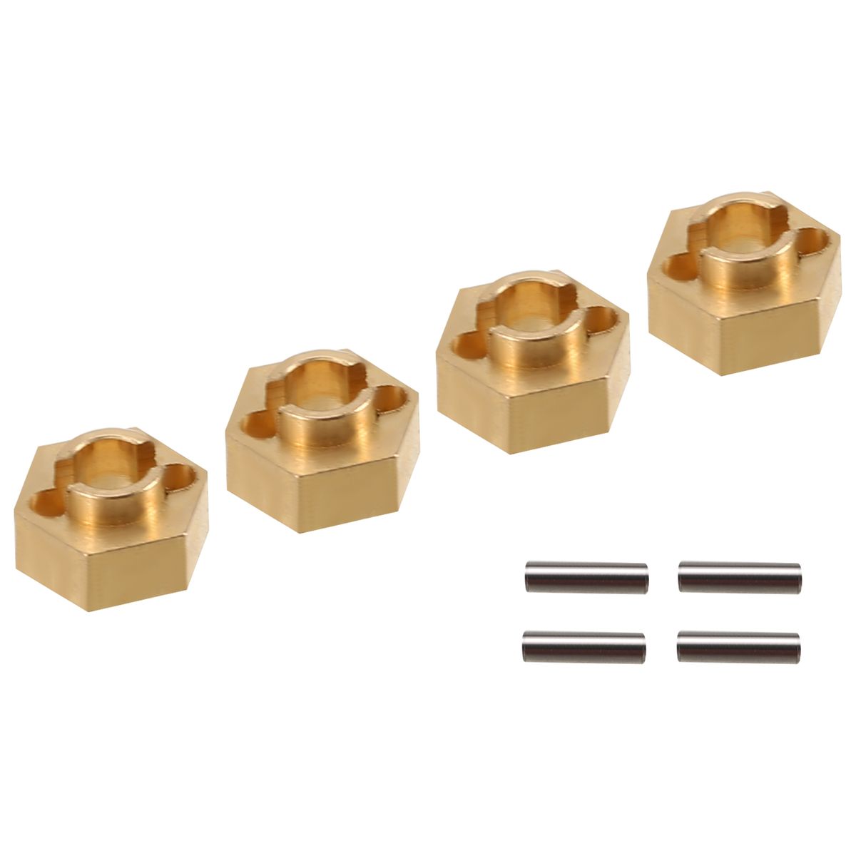 4PCS 3MM Brass Hex Adapter For 1/24 Axial SCX24 AXI 90081