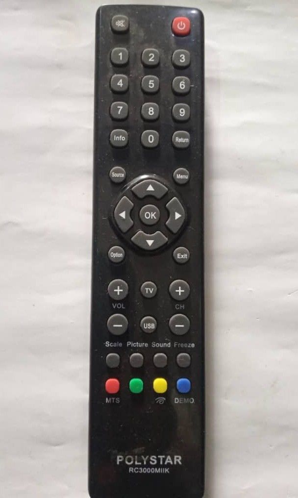 POLYSTAR LED TV TELEVISION REMOTE