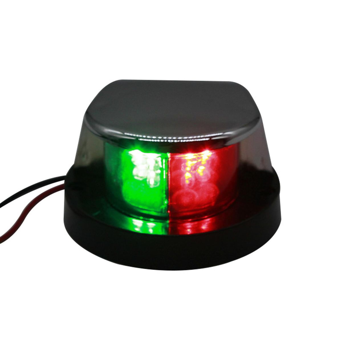 Yacht Light Red Green Signal Navigation Light Black