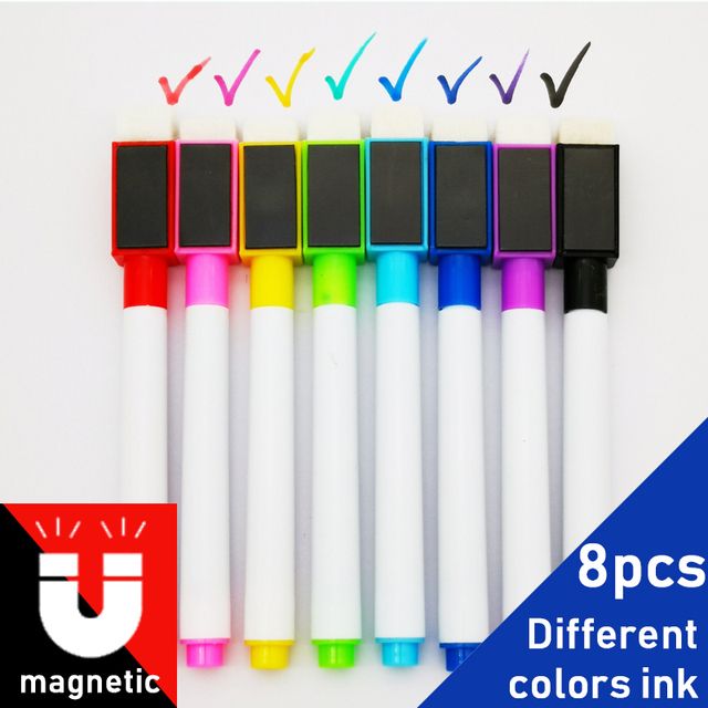 8pcs/lot Colorful Black School Classroom Supplies