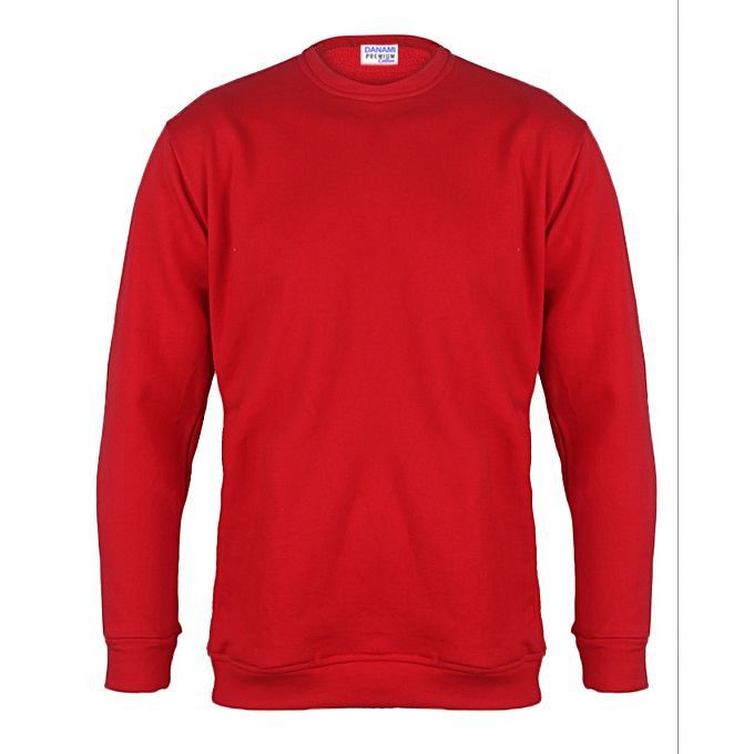 Plain Sweatshirt- Red