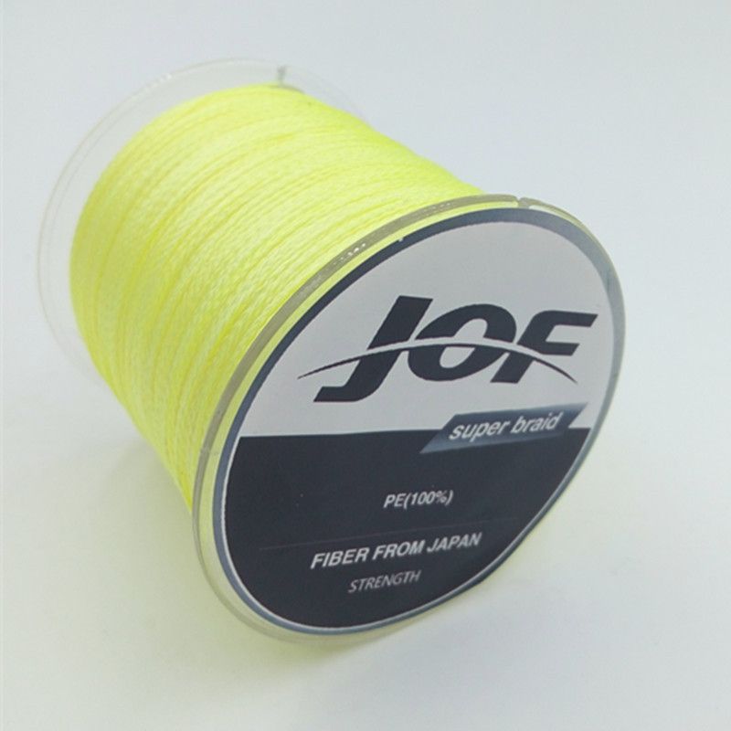 4STRANDS 100M JOF Brand 100% PE Material Multifilament PE Braided Fishing Line Super Strong 10/20/30/40/60/80/100LB