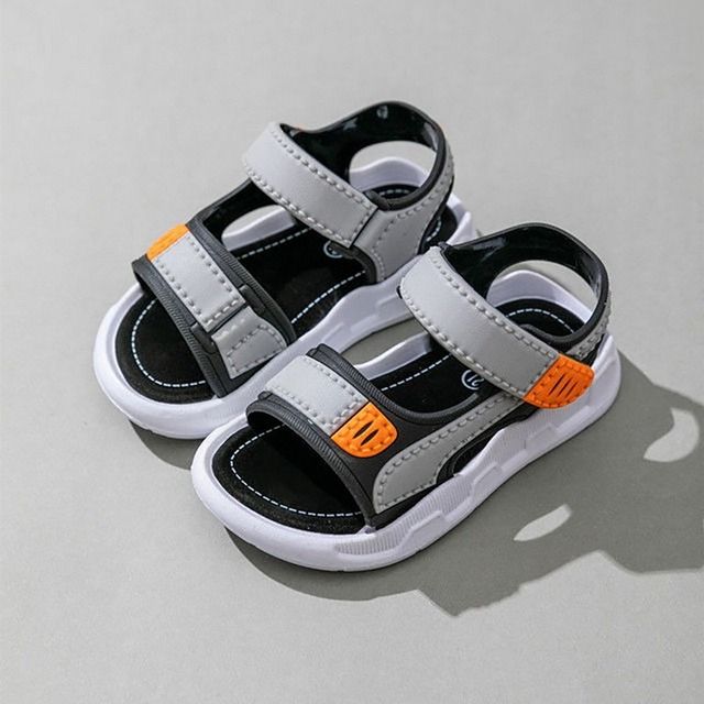 Summer Baby Sandals Solid Color Girls Toddler Baby Beach Soft Sole Sandals