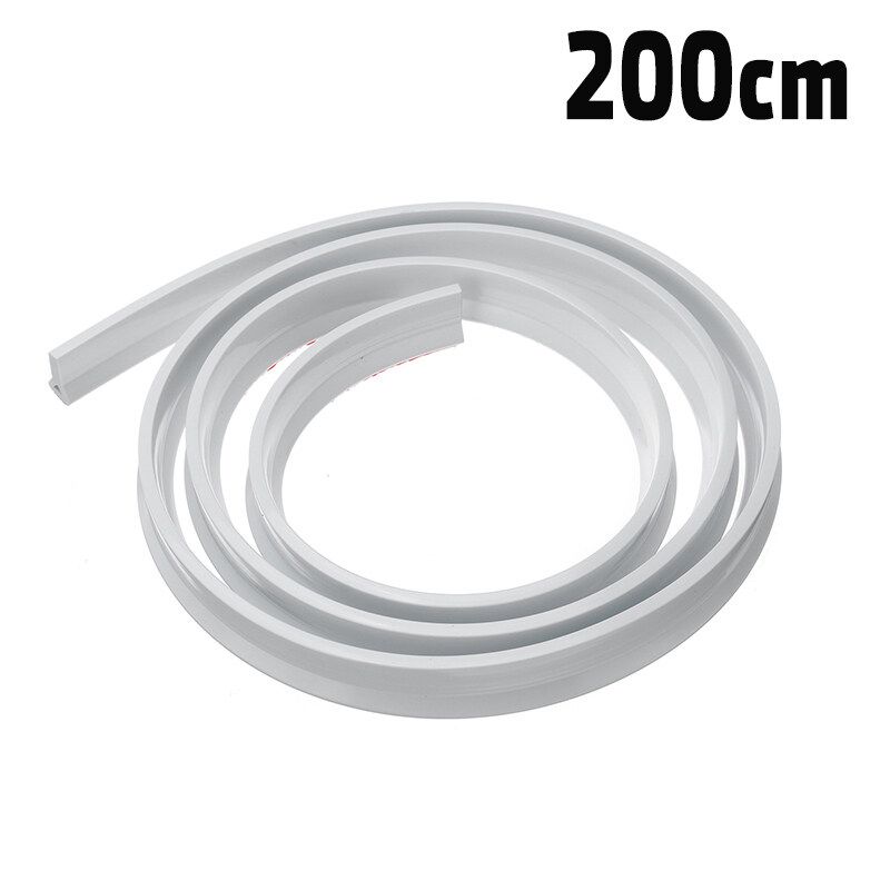 60/90/120/150/200cm Silicone Kitchen Bathroom Shower Water Retaining Strip Self-Adhesive Flexible 360° Bending Bathroom Floor Water Stopper Strip Water Barriers Floor Water Separation 25mm 200cm