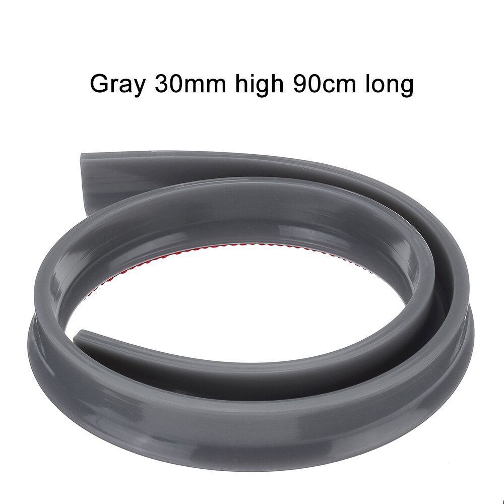 Gray 30mm Height Free Bending Water Barrier Water Stopper Silicone 60cm/90cm/120cm/150cm/200cm 90cm