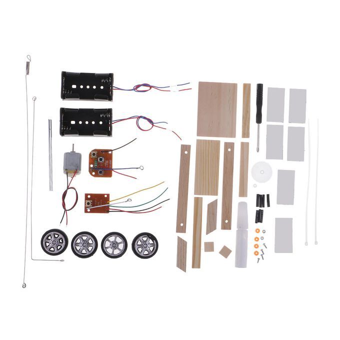 Science DIY RC Racing Car Kit Scientific Experiment Material Education