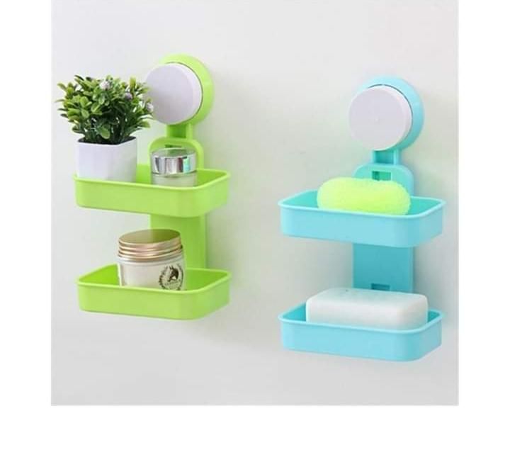 2layer Soap Holder And Water Drain Race