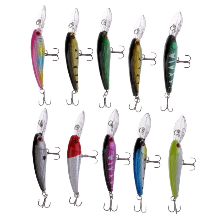 10pcs Hard   For Fresh/Saltwater,  Kit Set