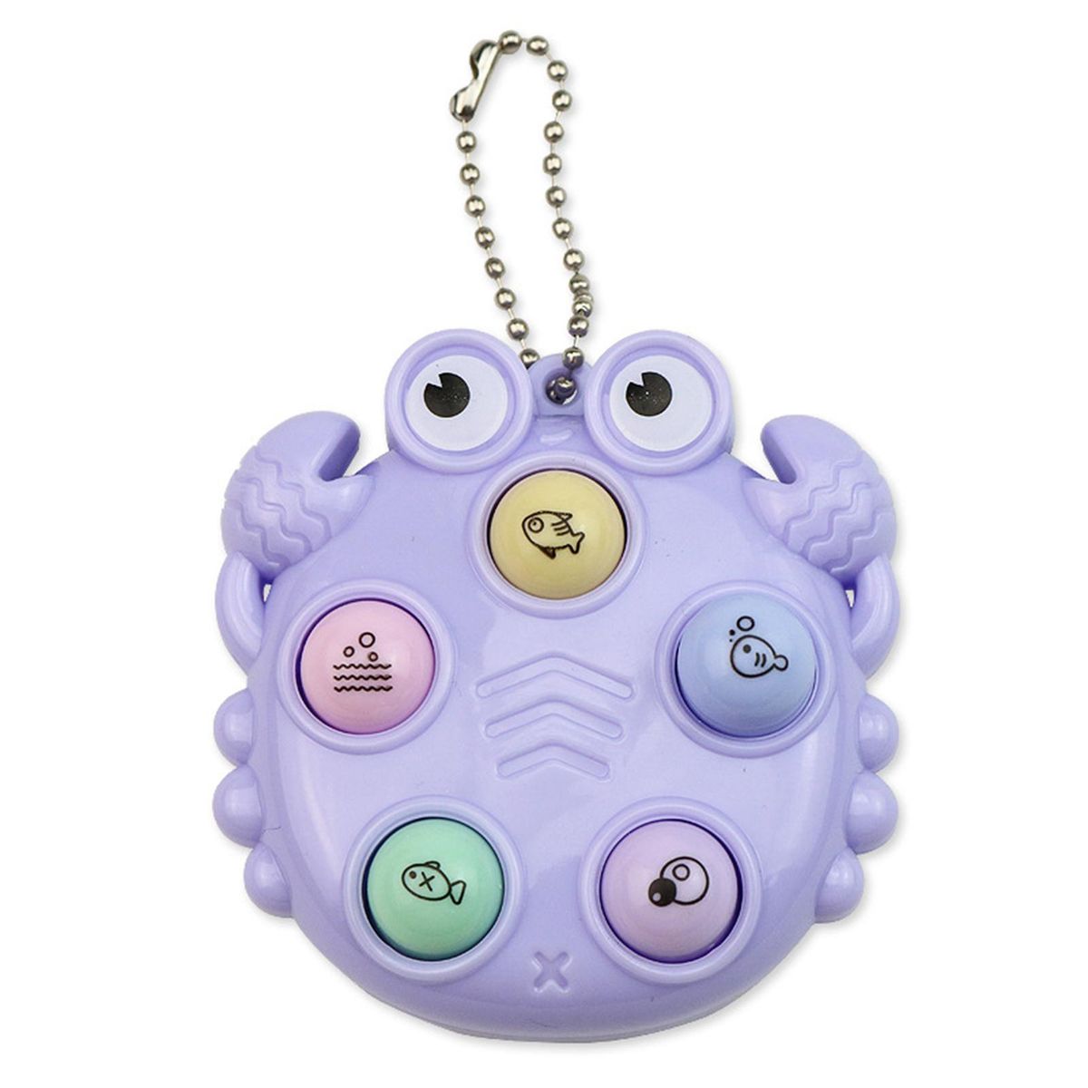 Mini Decompression Toy Mini Portable Game Console Pendant Toy Purple