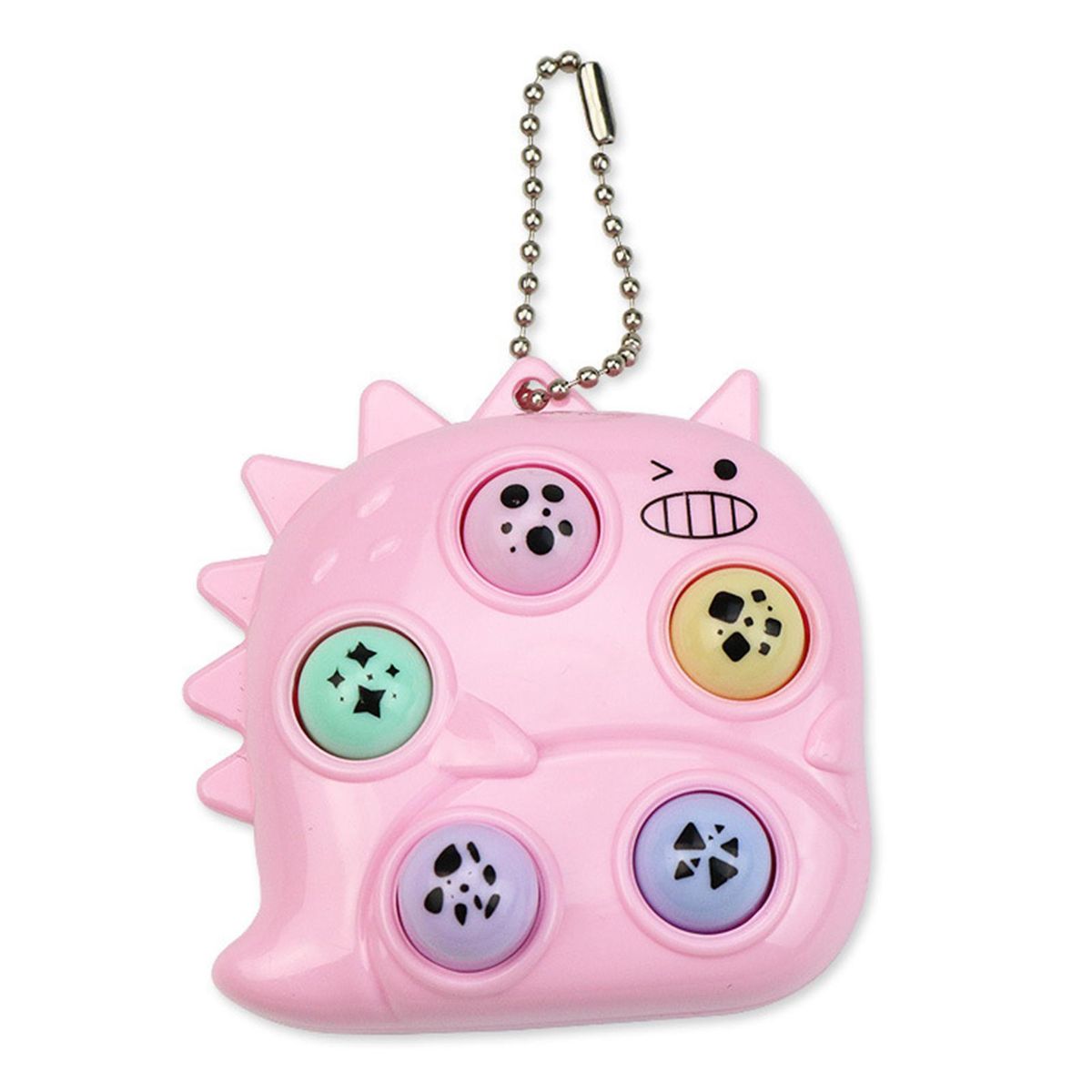 Game Console Keyring Children Game Console Toy Pink