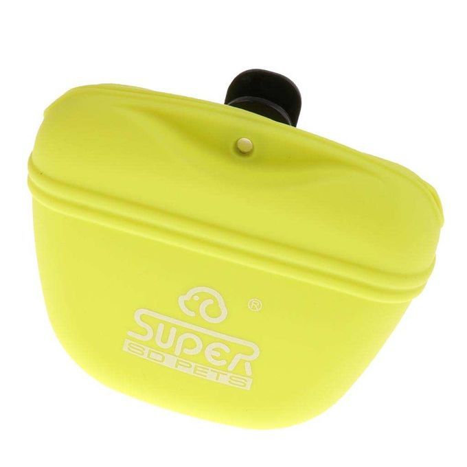 Hands-Free Pet Waist Pack Pet Walking Food Bag Training Pocket Green