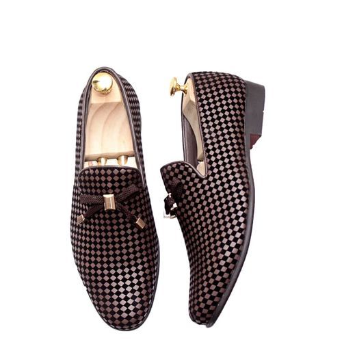 Mens Executive Shoes Italian Leather Shoes Coffee Brown