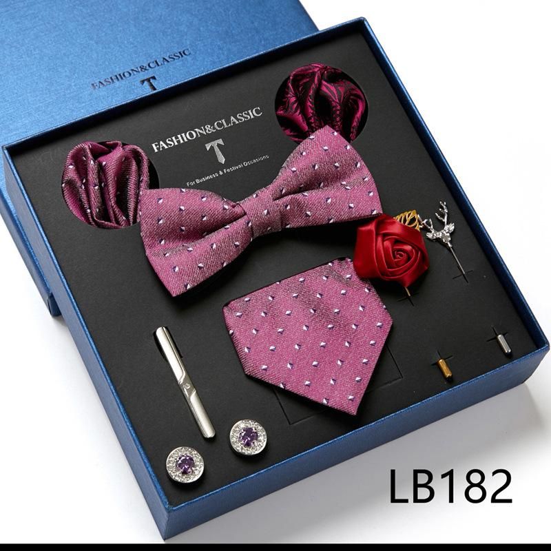 Men'S Tie Gift Box 8-Piece Tie Combination Set LB182