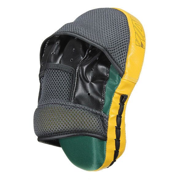 2pcs Target MMA Boxing Mitt Focus Punch Pad Training Glove Karate Muay Thai Kick New Yellow