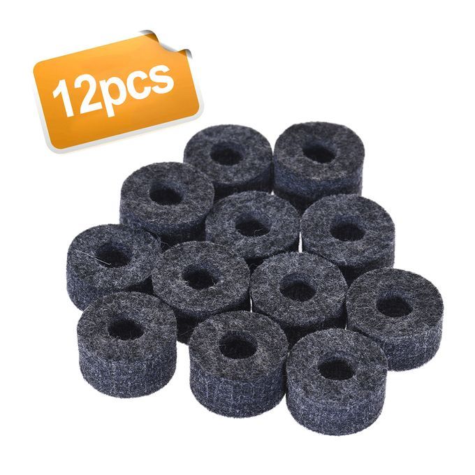 12pcs Cymbal Felts Hi-Hat Clutch Felt Drum Set Cymbal Stand