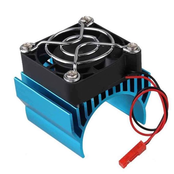 2Pcs 40mm 5V Aluminum Heat Sink  Fan Cooling 540 550 For RC Model Car