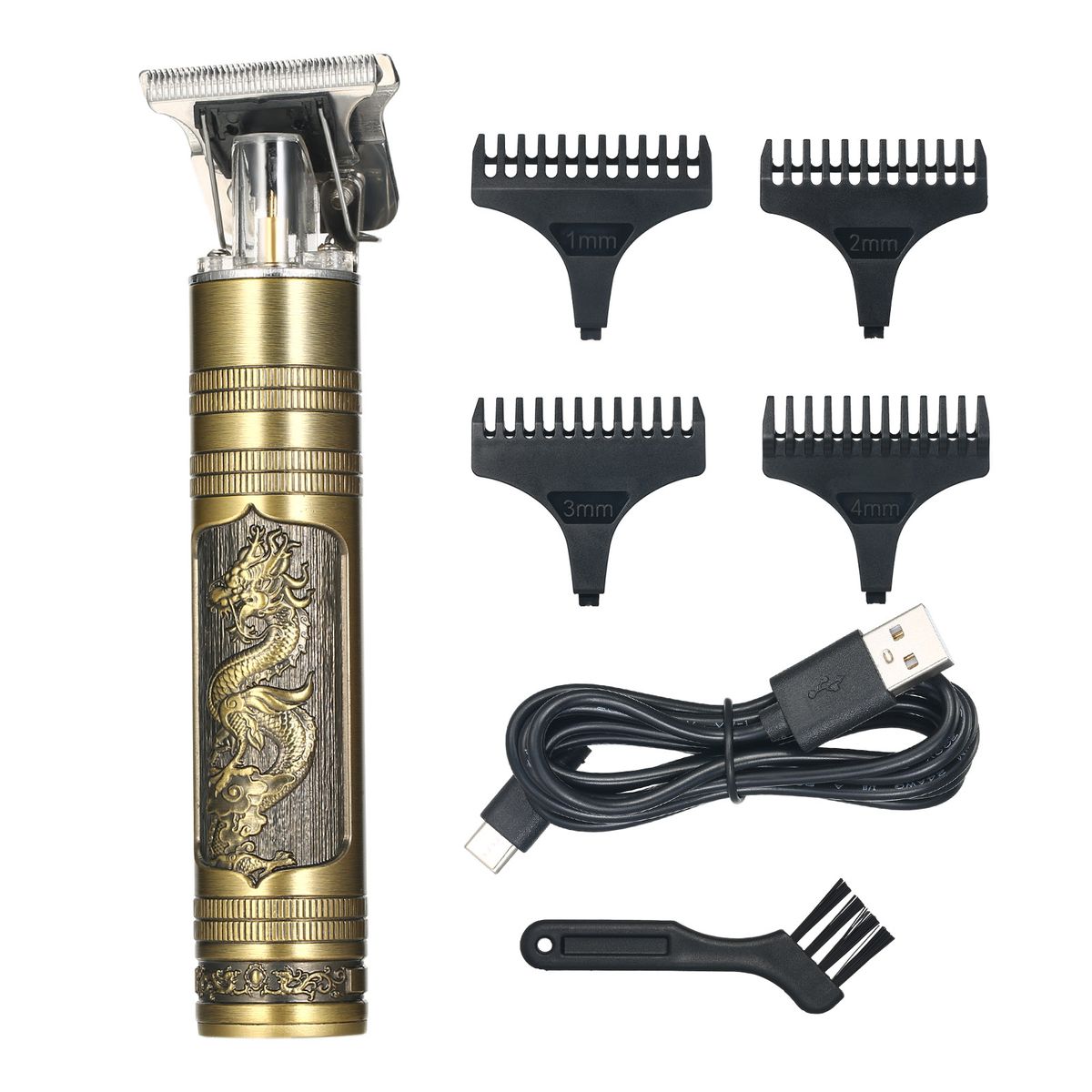 Hair Clippers Cordless USB Rechargeable Hair Trimmer