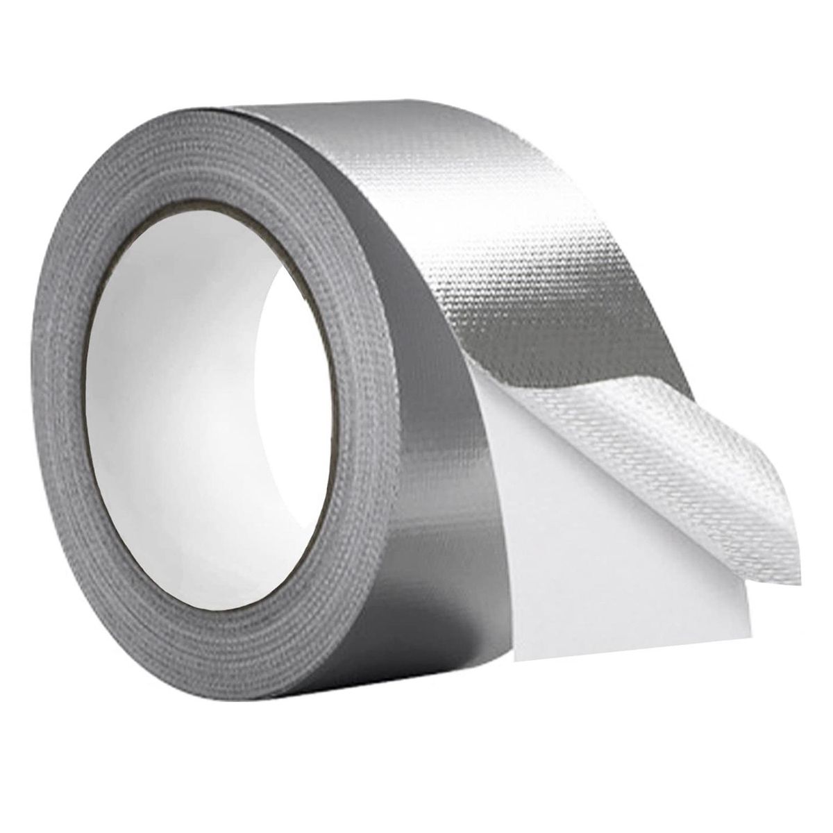 Glass Fiber Cloth Aluminum Foil Tape 59Mil Thick High Temperature Insulation Adhesive Metal Duct Tape1 Pack