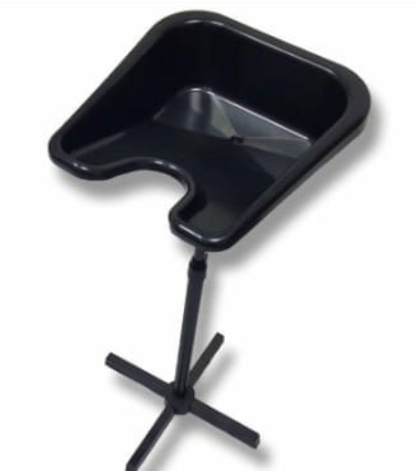 Posh Washing Hair Standing Basin - Metal Leg