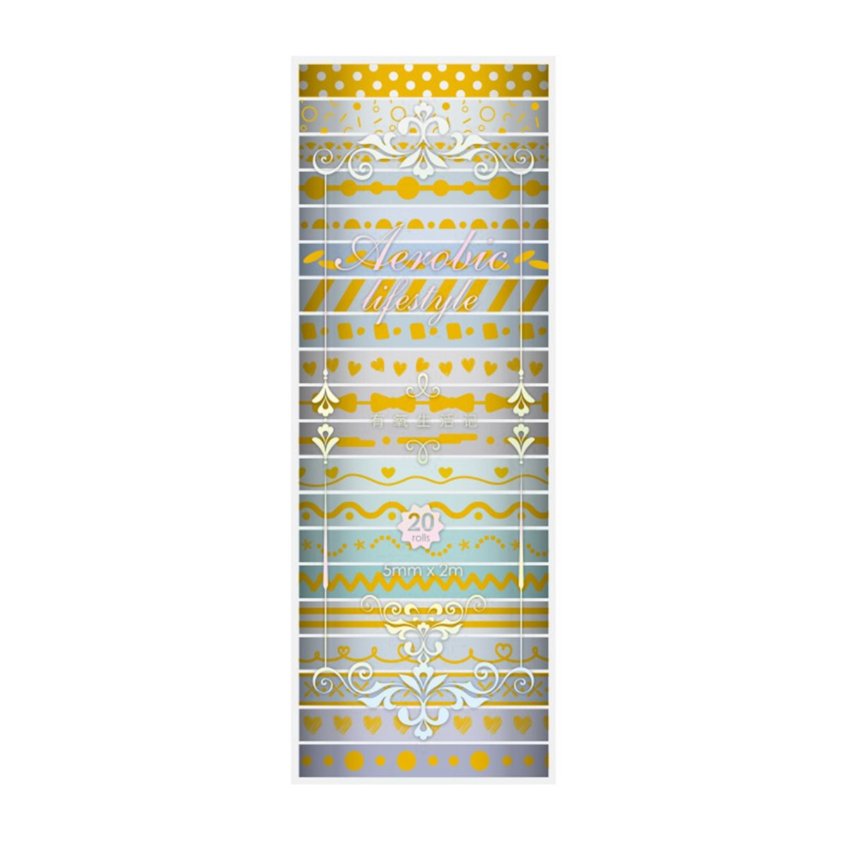 20 Rolls Decorative Washi Tape Photo Album Masking Tape K