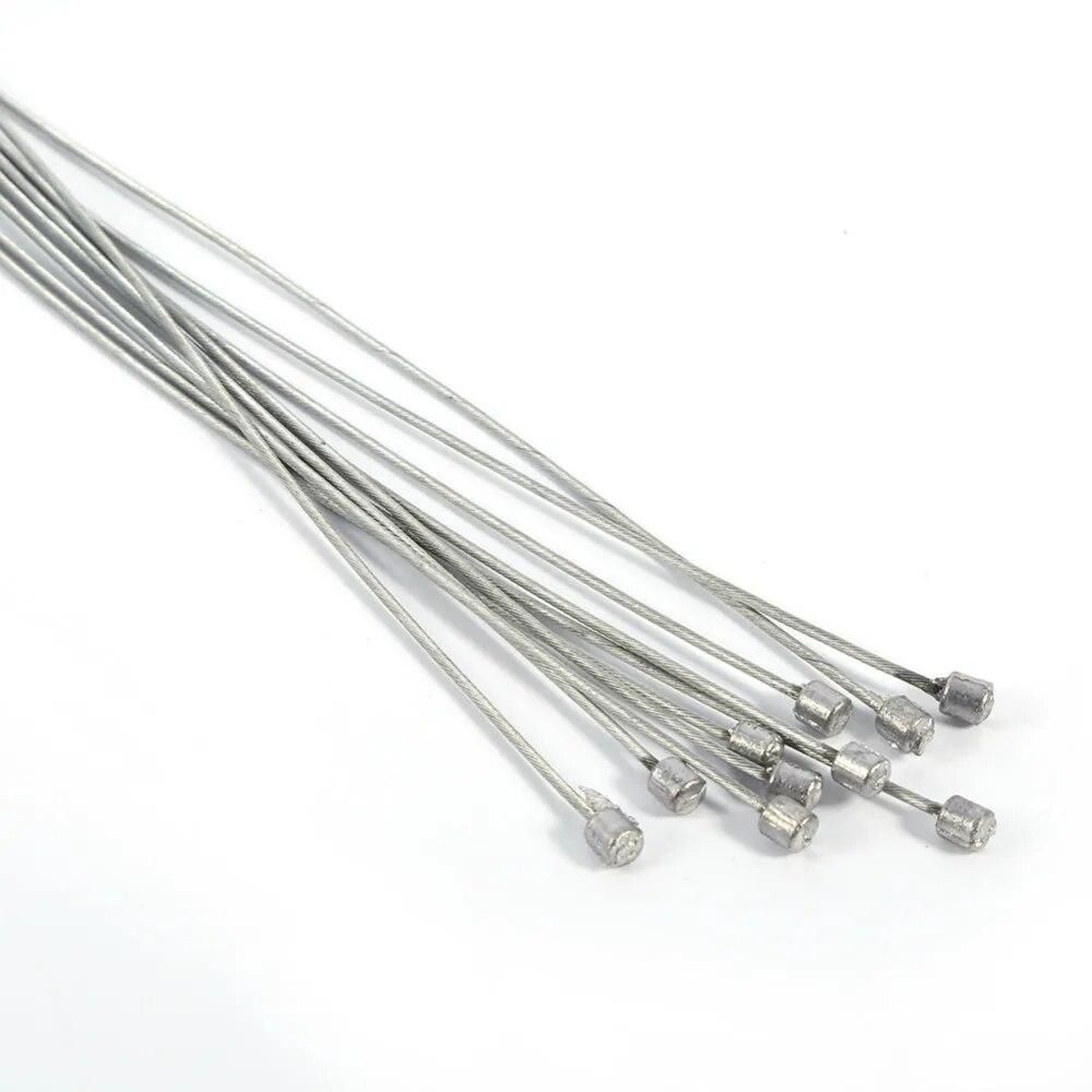 10pcs 2M Derailleur Cables Mountain Bike Fixed Gear Stainless Wire Front and Rear Brake Inner Line Bike Parts