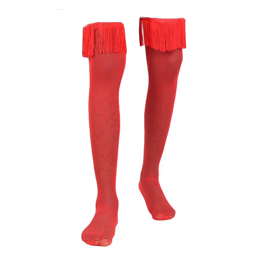 Wild Pair Thigh High Over The Knee Fringe Socks