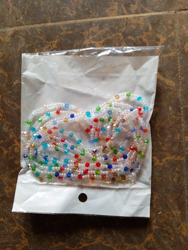 3 African Canbbea Sexy Waist Beads 3pic,,