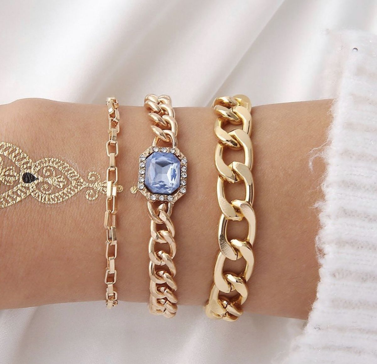 3pcs Bracelet Set- Gold