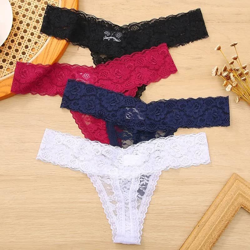 Ladies Thong Panties Set Of 6