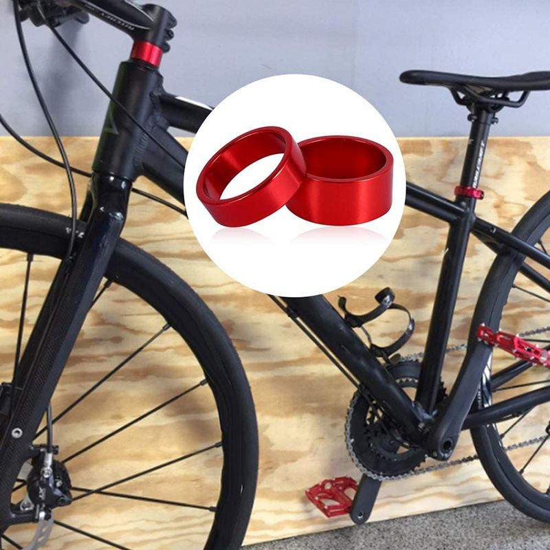 4Pcs Set 5 10 15 20mm Aluminum Alloy Headset Stem Spacer