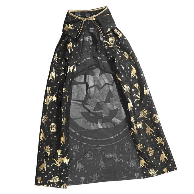 Kids Halloween Cape Black