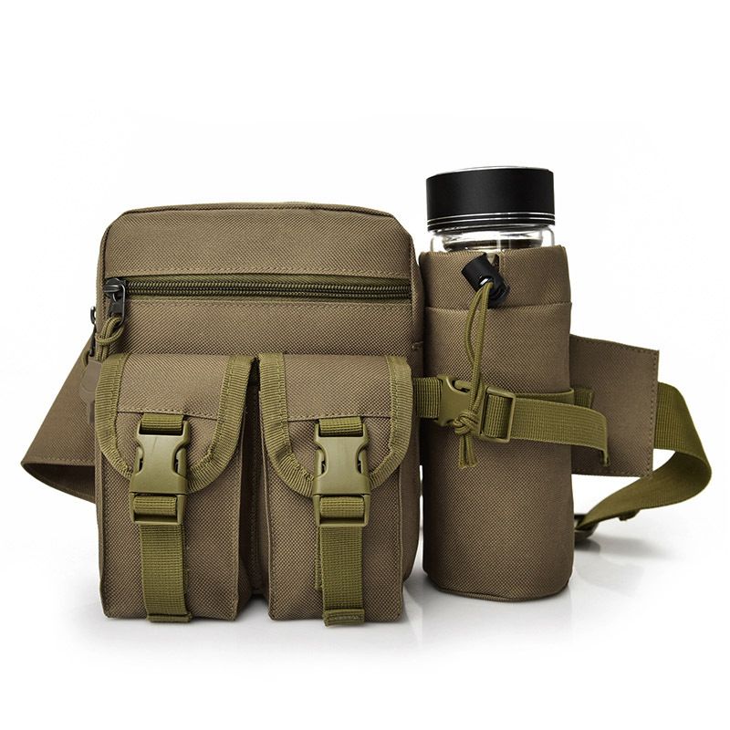 Gear Bag Kit Kettle Camping Backpack Multifunctional Waist Outdoor Tool Nylon Tactical Bag Field Military Fishing