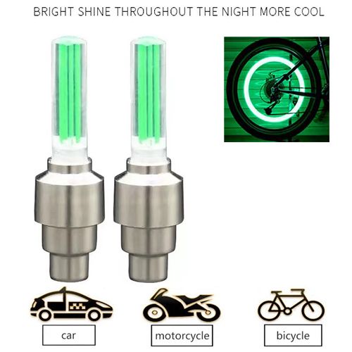 4PCS LED Bike Motorcycle Bicycle Car Motor Wheel Flash Light
