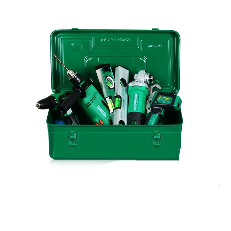 Carrying Electrician Tools Maintenance Professional Single Box Toolbox Storage Tool Iron Organizer Hardware Case Household Layer