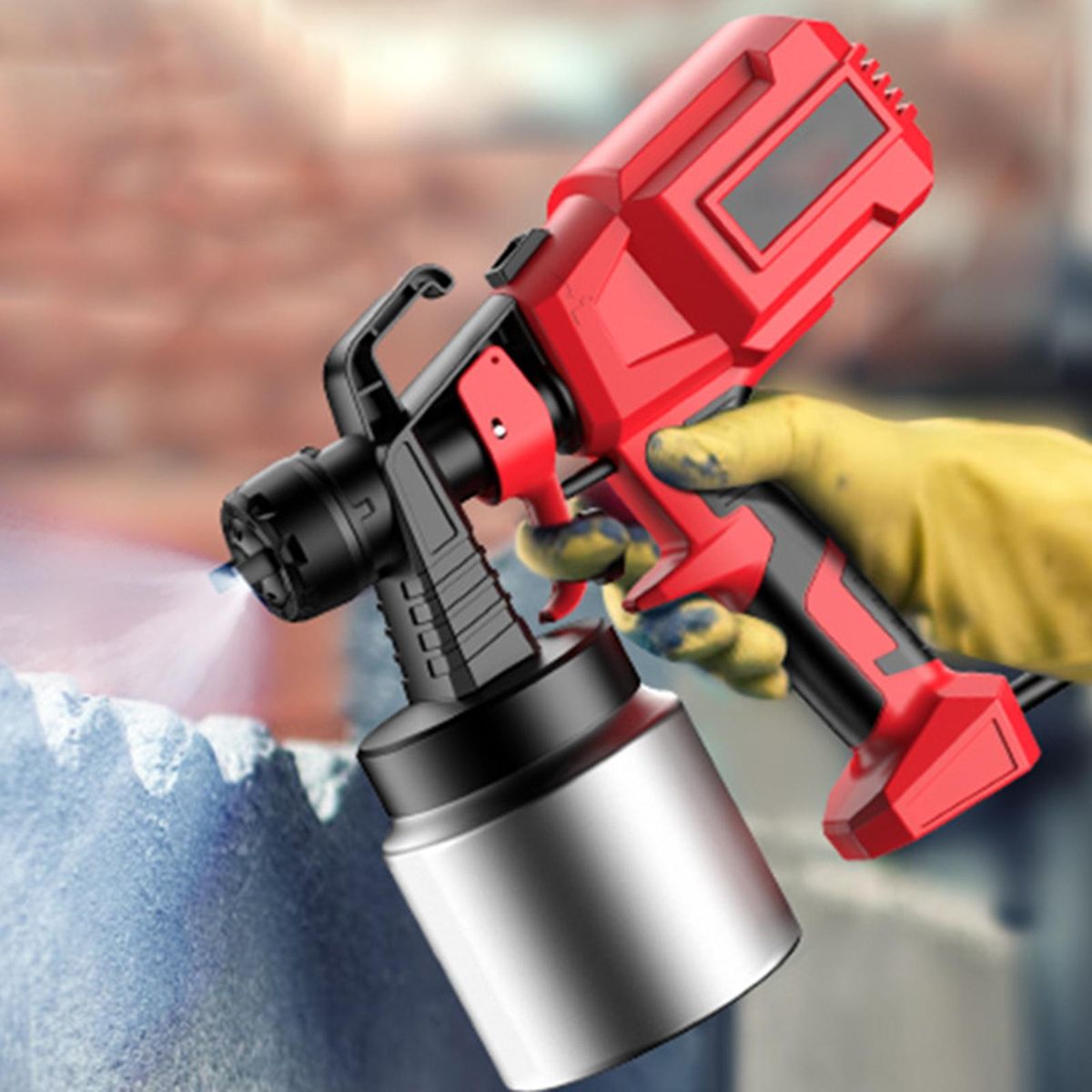 Electric Paint Sprayer Container 1000ml Quick Connect