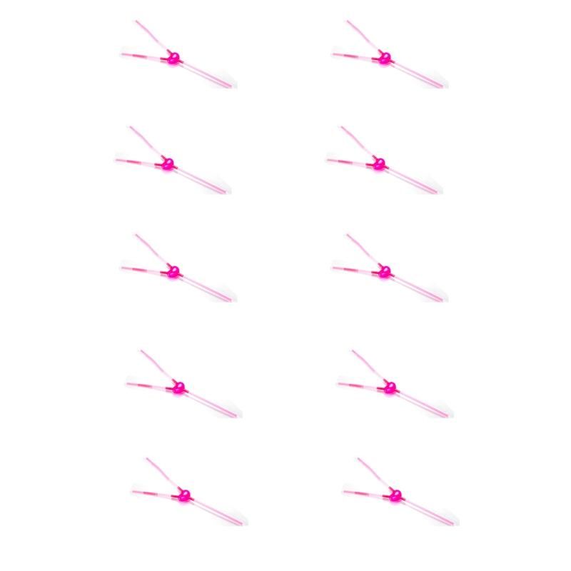 Love Heart Double Drinking Straws Valentine Lover Plastic