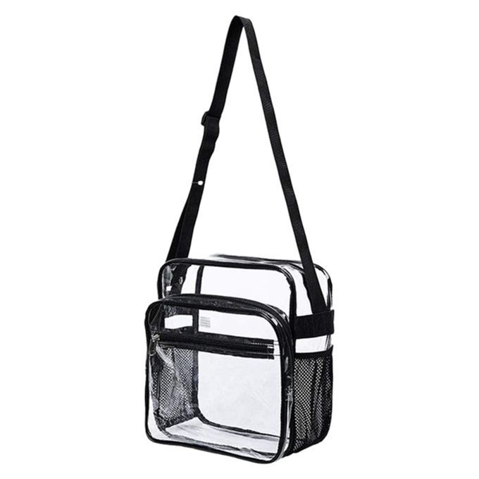 Simple Transparent Crossbody Bag Purse Bag Causal For Park Festivals